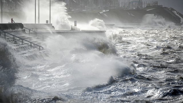 Tormenta Eunice en Europa del norte, cambio climático/ internet