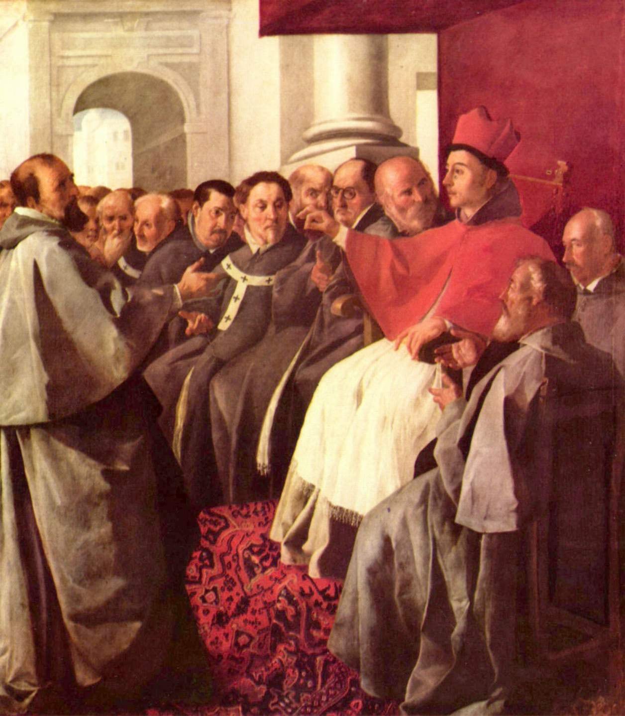 San Buenaventura en el concilio de Lyon (ca. 1640-1650