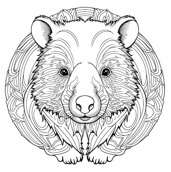 Dibujo Wombat Día Internacional del Wombat