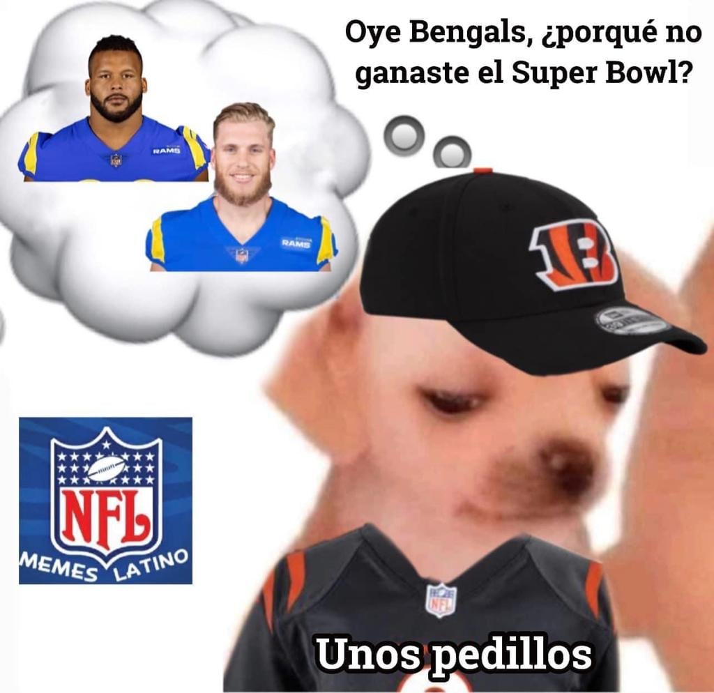 Meme sobre la derrota de los Cincinnati Bengals