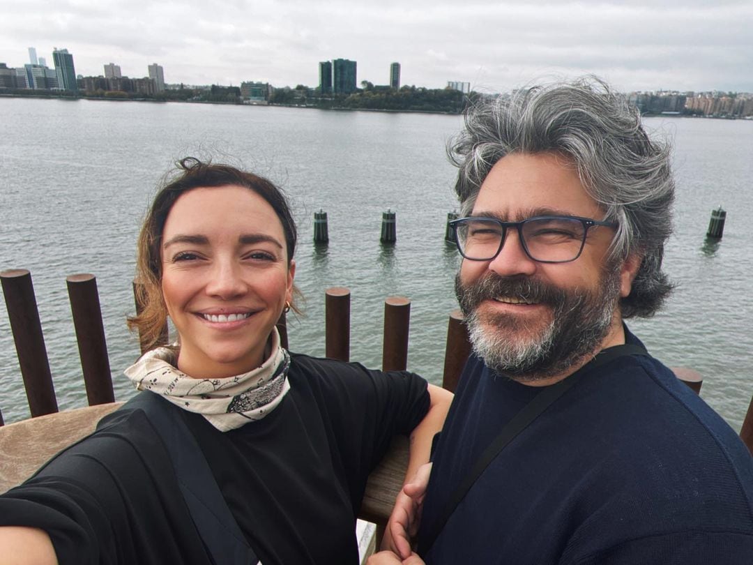 Regina Blandón y Martín Altomaro