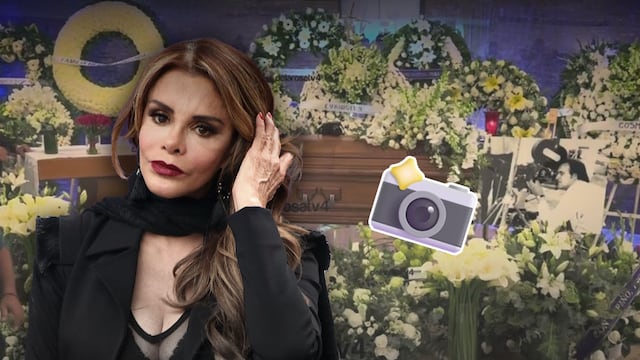 Lucía Méndez se defiende tras polémica por fotos en el funeral de Pedro Torres