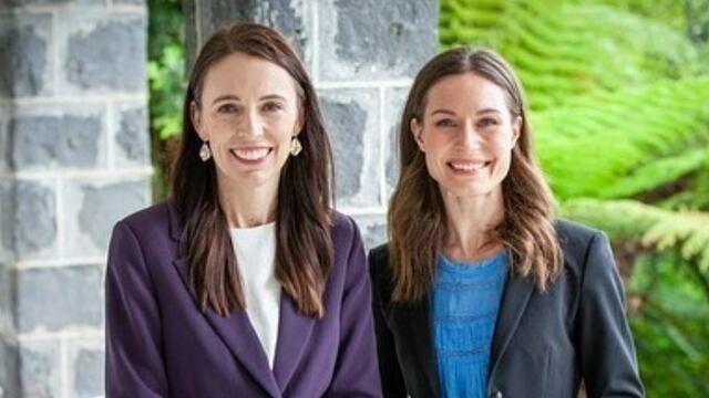 Sanna Marin y Jacinda Ardern, primeras ministras de Finlandia y Nueva Zelanda