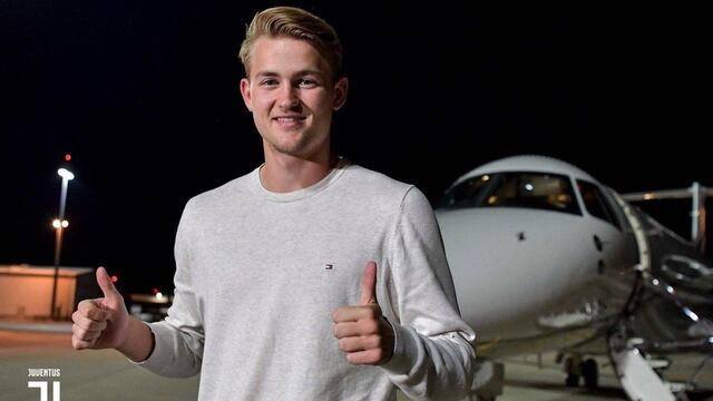 De Ligt ya llegó a Turín