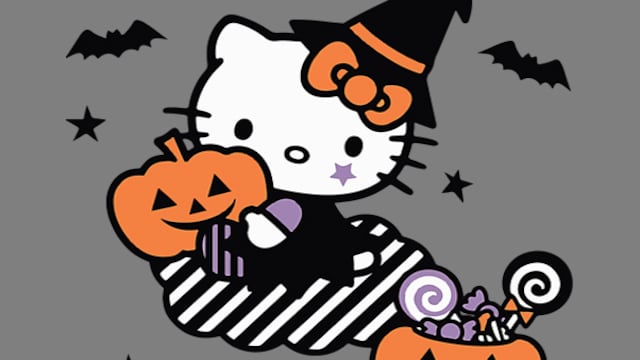 Hello Kitty en Halloween: 7 bonitos dibujos para colorear que son terroríficos