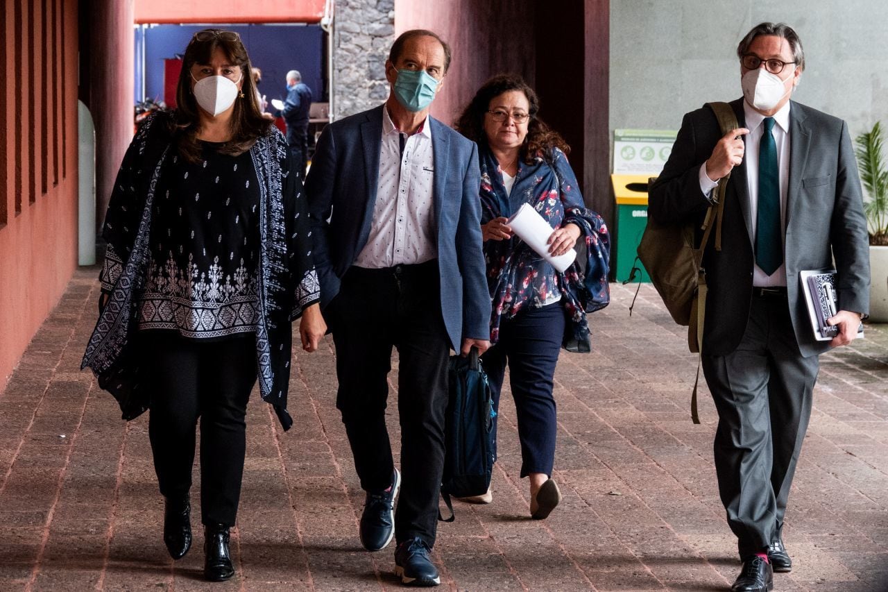 Los cuatro integrantes del GIEI