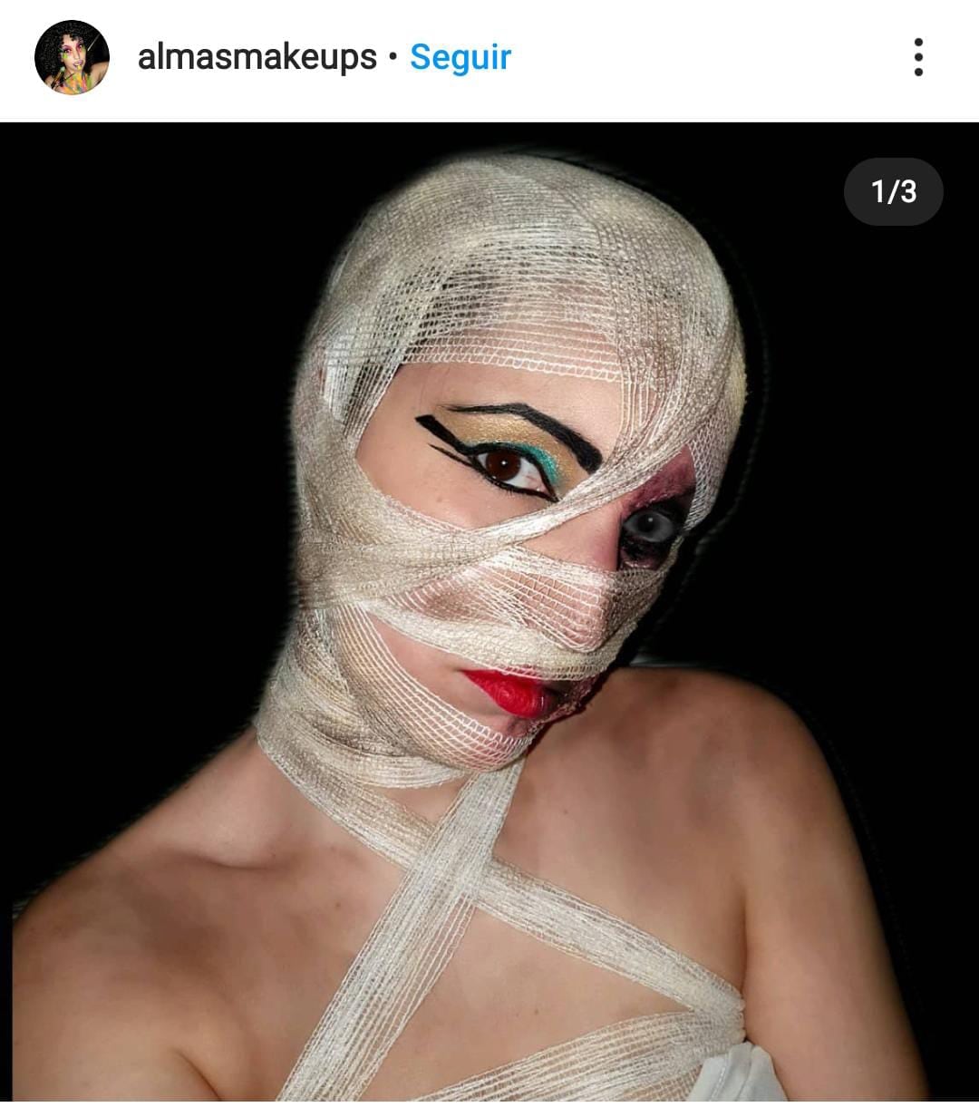 Momia, Maquillaje