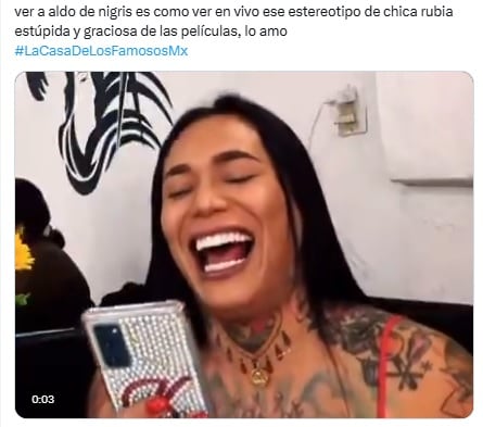 Meme para Aldo Tamez de Nigris de La Casa de los Famosos México 2025.