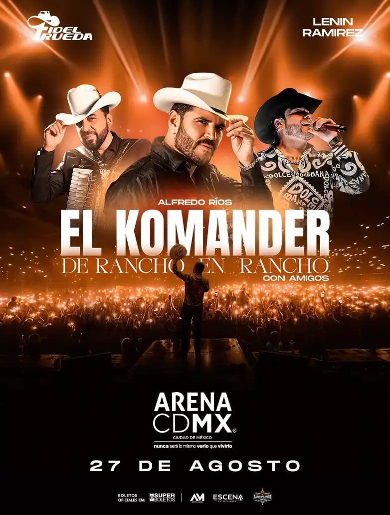 Concierto de El Komander en Arena CDMX