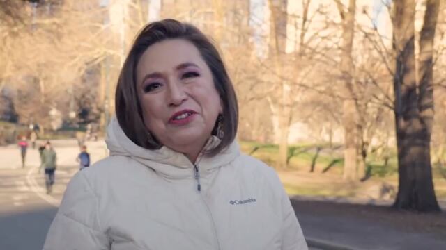 Xóchitl Gálvez desde Nueva York