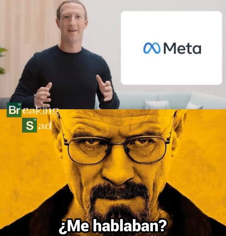 Memes por cambio nombre de Facebook a Meta