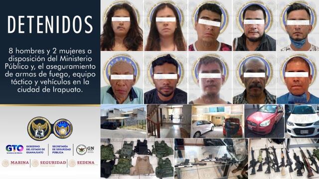 Detenidos Irapuato.