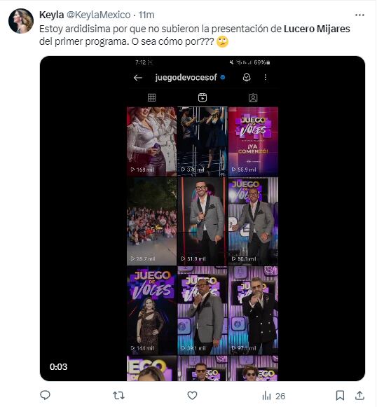 Memes de Lucero Mijares en Juego de Voces 2024