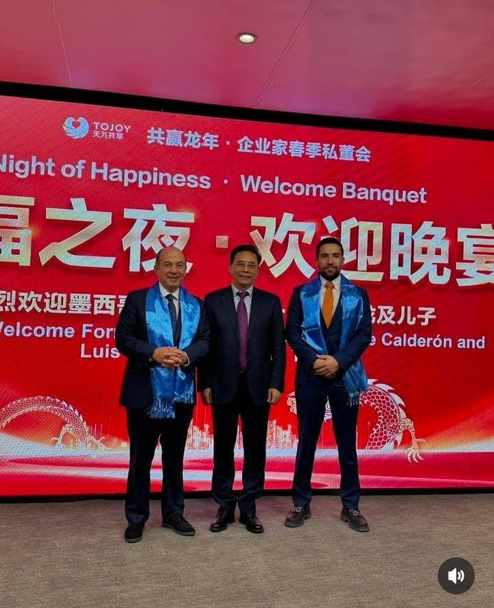 Felipe Calderón en China