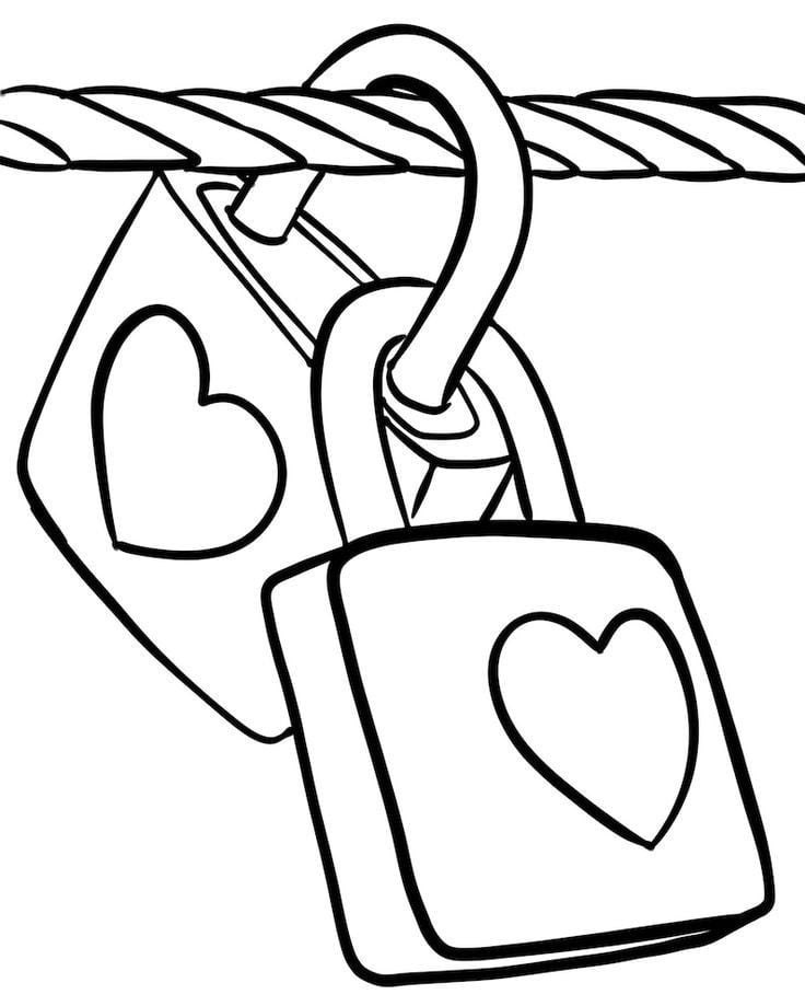 10 imágenes del Día del Amor y la Amistad: Dibujos bonitos para colorear e imprimir por San Valentín