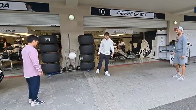 Yuki Tsunoda, Pierre Gasl y André-Pierre Gignac