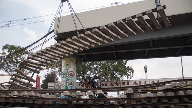 Derrumbe en el Metro de CDMX