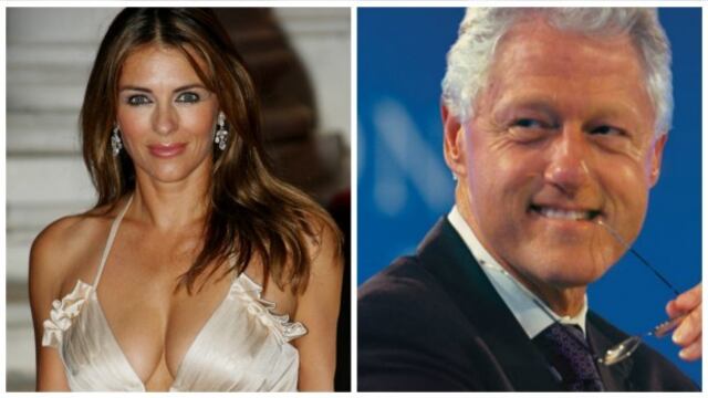 Elizabeth Hurley niega romance con Bill Clinton