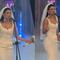 VIDEO: Ferka vestida de novia por fin se pudo ver de blanco, aunque sólo para cantar