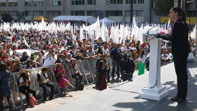 Presentación de informe de los primeros 200 días de gobierno de Claudia Sheinbaum.