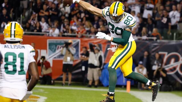 Graham celebra el primer touchdown de la temporada