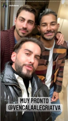 Publicación de Dio Lluberes en Instagram