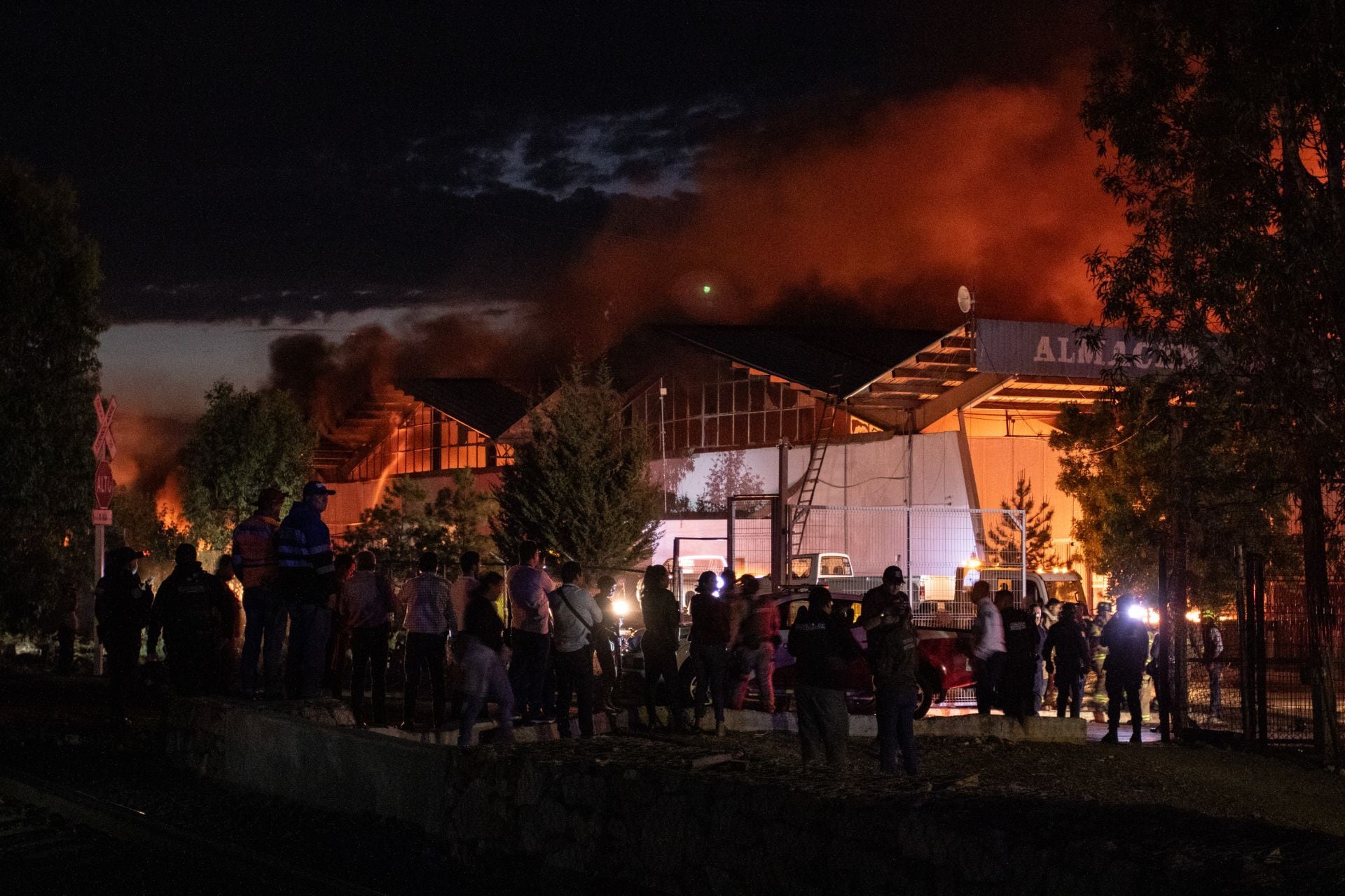 Incendio en las bodegas de Alimentación para el Bienestar en Zacatecas.