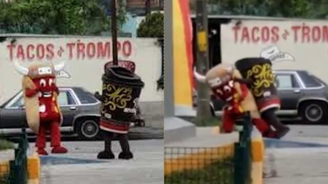 Pelea de botargas del Oxxo.