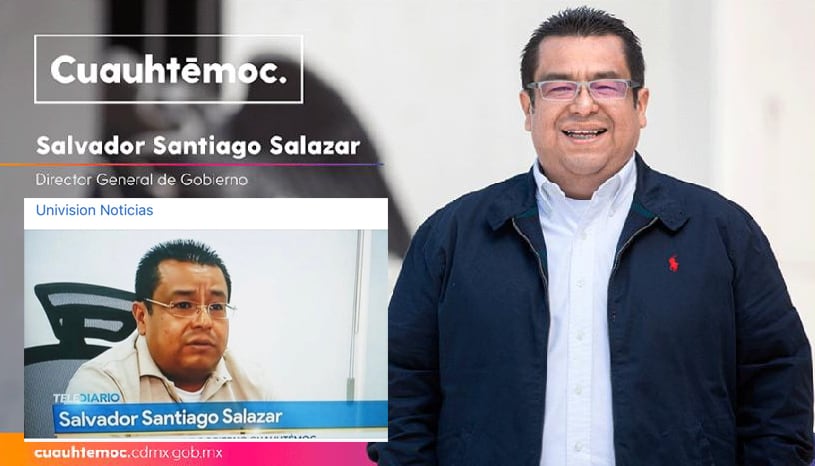 Salvador Santiago, funcionario que despidió Sandra Cuevas