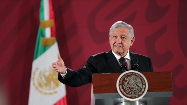 El presidente López Obrador