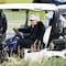 ¿Donald Trump tiene miedo? Ahora recorre su campo de golf en un carrito blindado