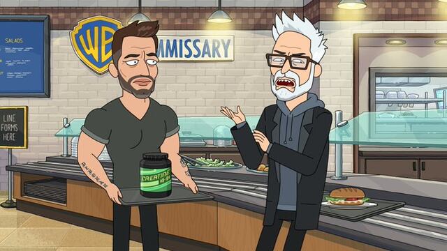 James Gunn y Zack Snyder en Rick & Morty