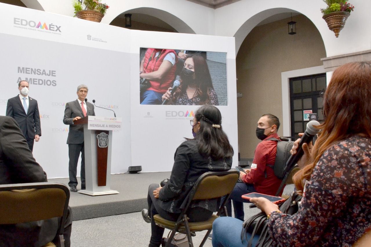 Ernesto Nemer informa en conferencia de prensa que se registró saldo blanco en Edomex
