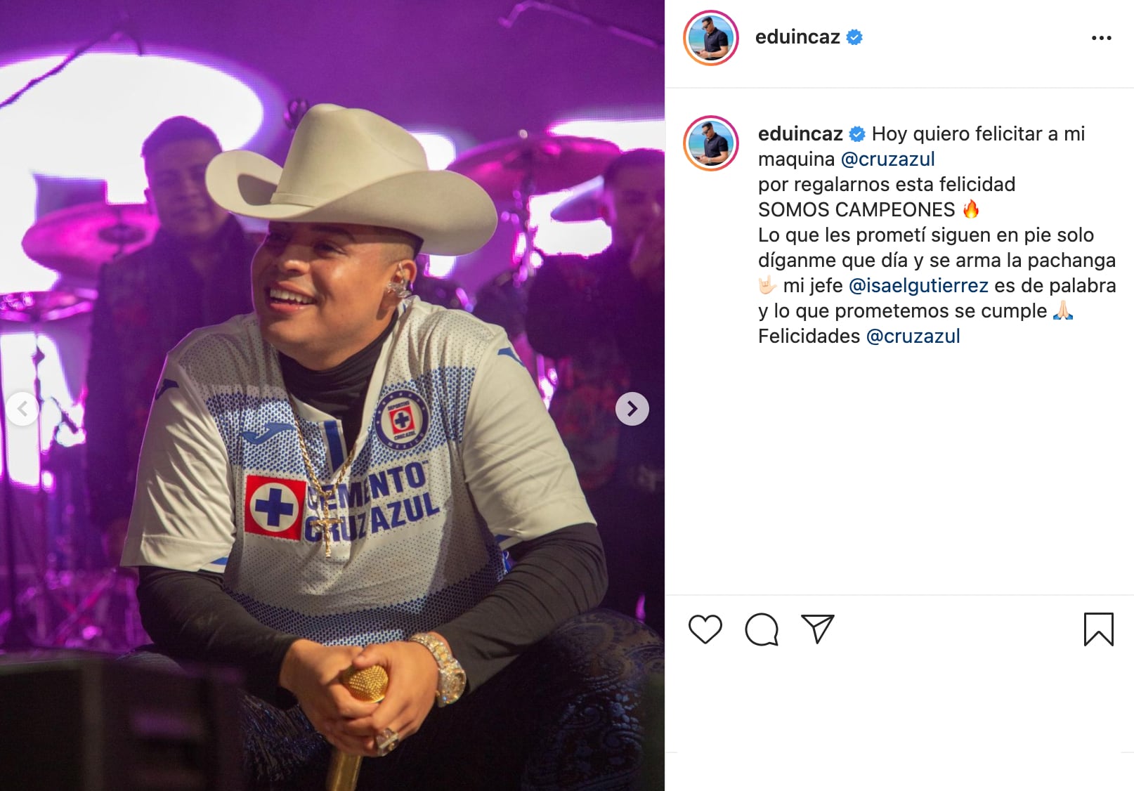 Mensaje de Grupo Firme