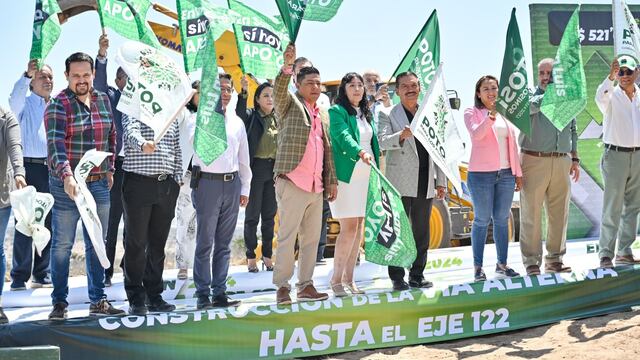 Ricardo Gallardo arranca construcción de Vía Alterna a Eje 122