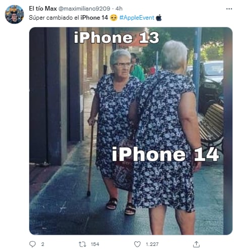 Memes por el lanzamiento del nuevo iPhone 14