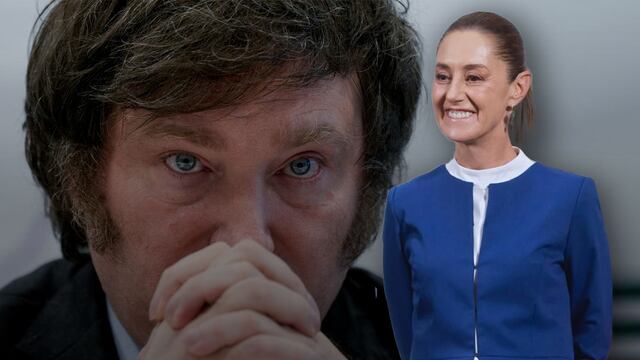 Claudia Sheinbaum celebró la derrota de Javier Milei