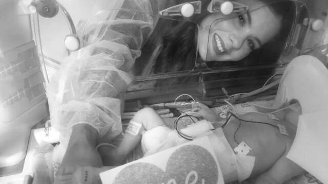 Yomaira Ortiz, esposa de Wisin, y su hija Victoria