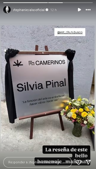 Homenaje a Silvia Pinal en Estudios Churubusco.