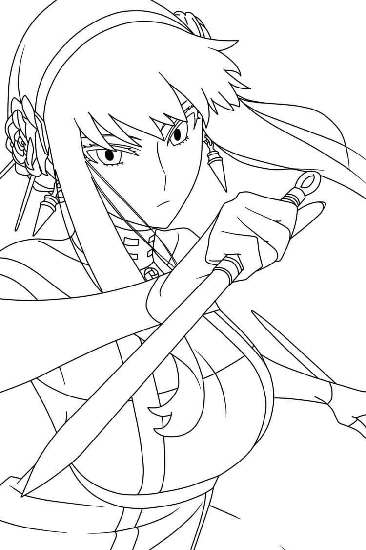 Dibujo de Spy X Family de Thorn Princess