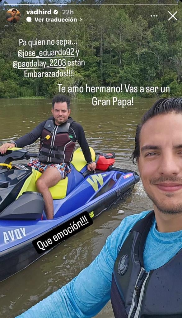 Las polémica reacción de Vadhir Derbez a la paternidad de José Eduardo Derbez