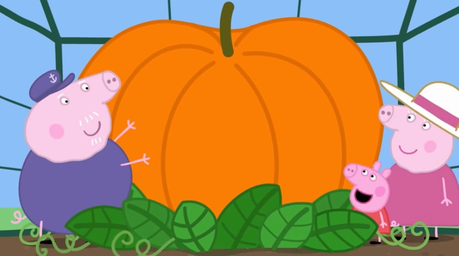 Peppa Pig, calabazas