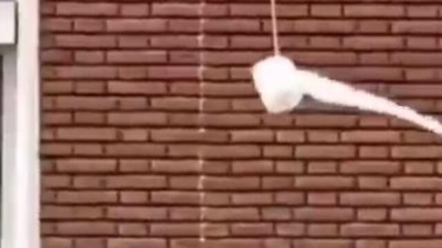 Reparten papel de baño en dron