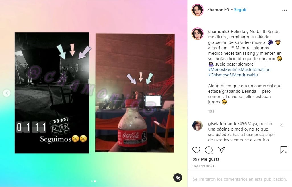 Belinda y Christian Nodal