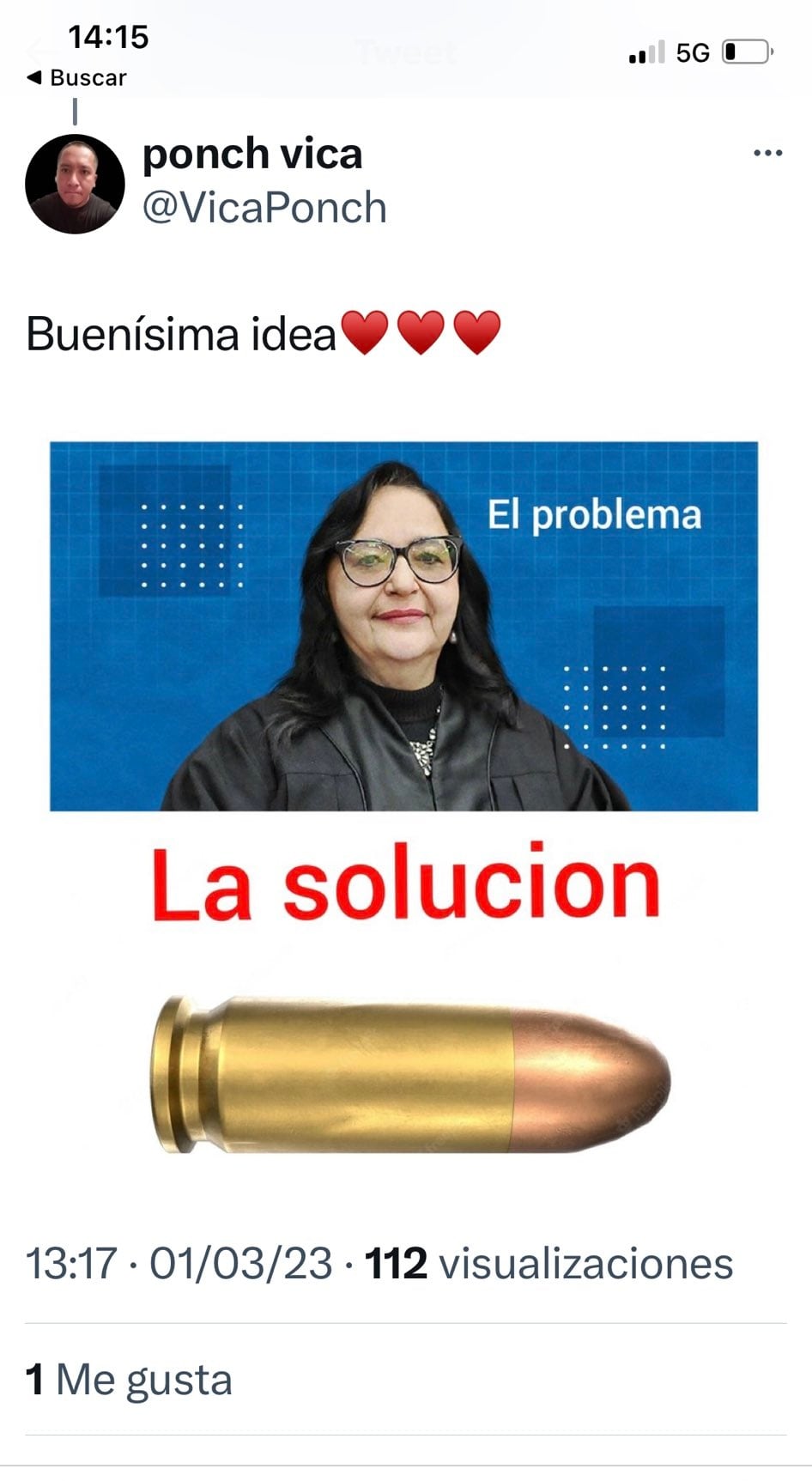 amenaza a Norma Piña
