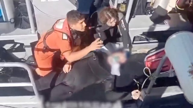 Rescate a buzo alemán en Los Cabos