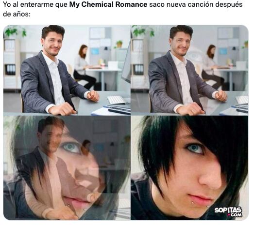 Memes por el regreso de My Chemical Romance