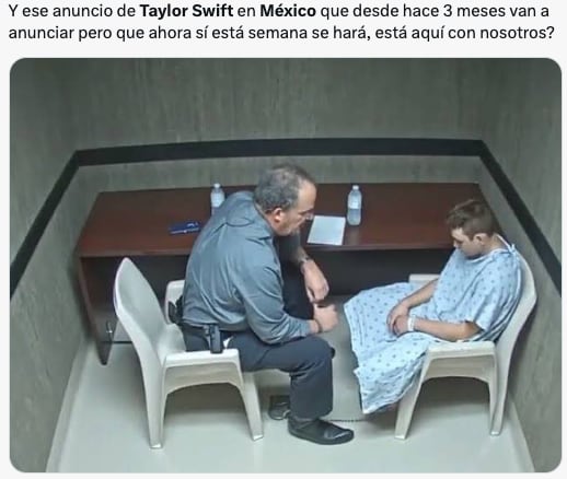 Memes aseguran que Taylor Swift hará un anuncio para conciertos en México