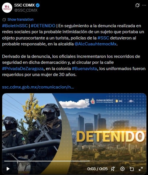 Streamer alemán FastFoodBoss es amenazado en Tepito; hay un detenido