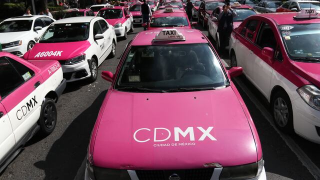 Taxistas en paro.